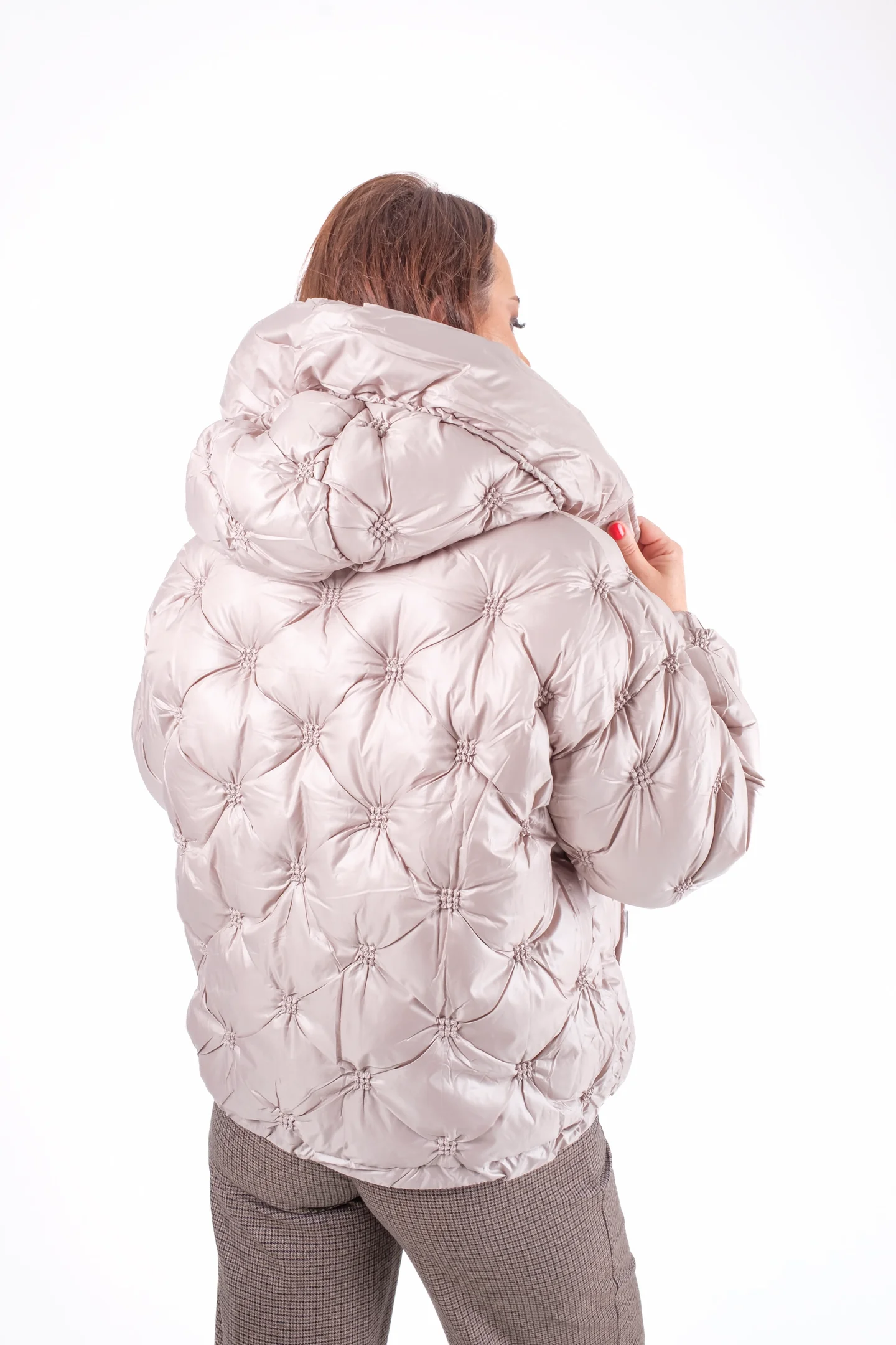 Jacheta matlasata de dama -model oversize impermeabil [3]