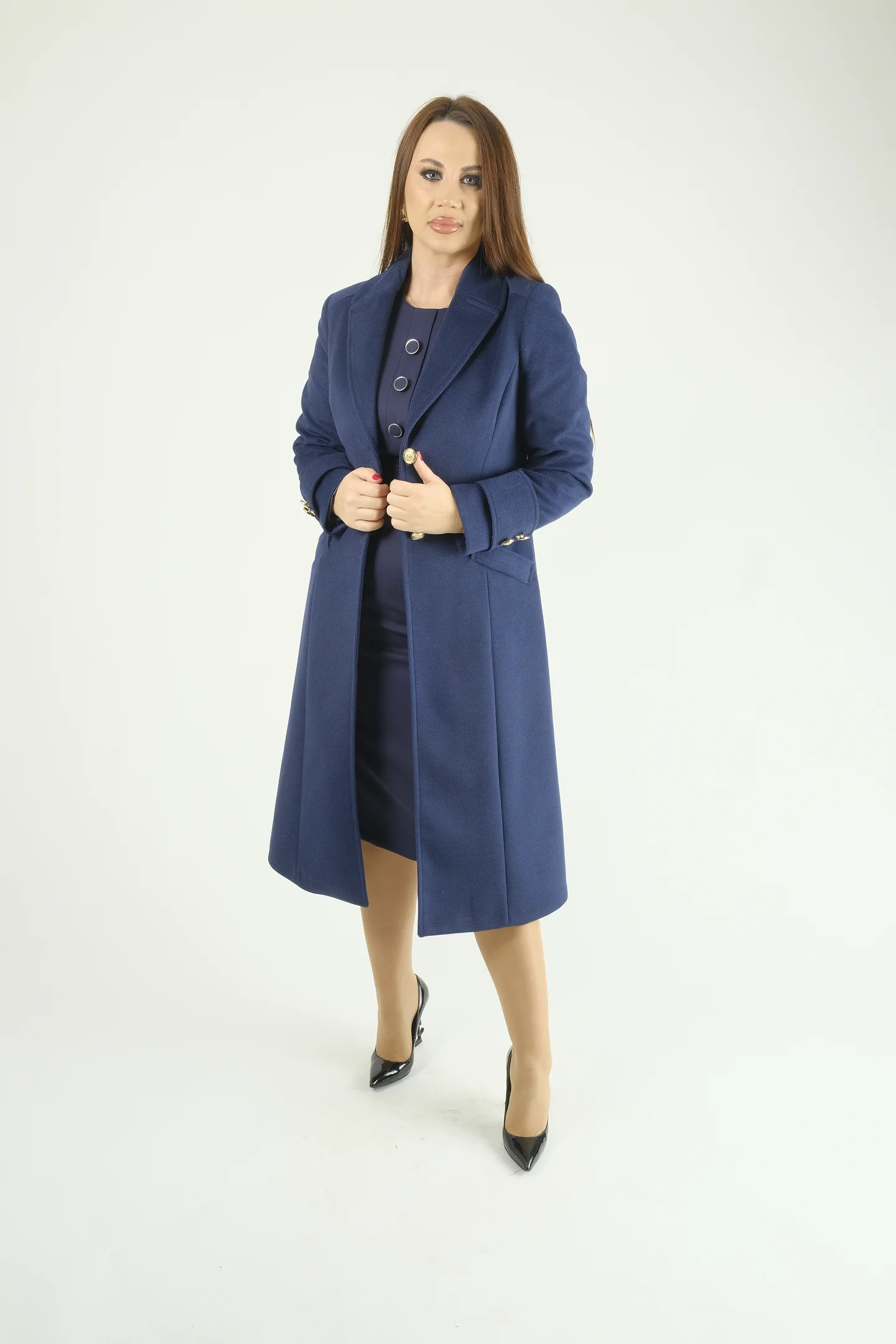 Palton elegant cambrat -model italian premium [3]