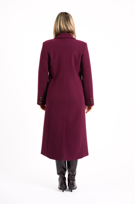 Palton lung dama cu croiala dreapta si nasturi decorativiIElegant &calduros [5]