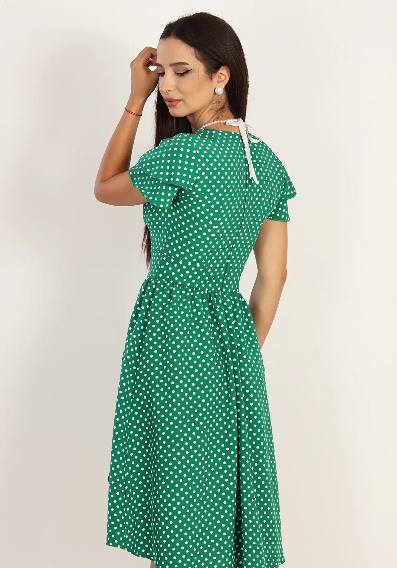 Rochie vaporoasa de vara cu buline [3]