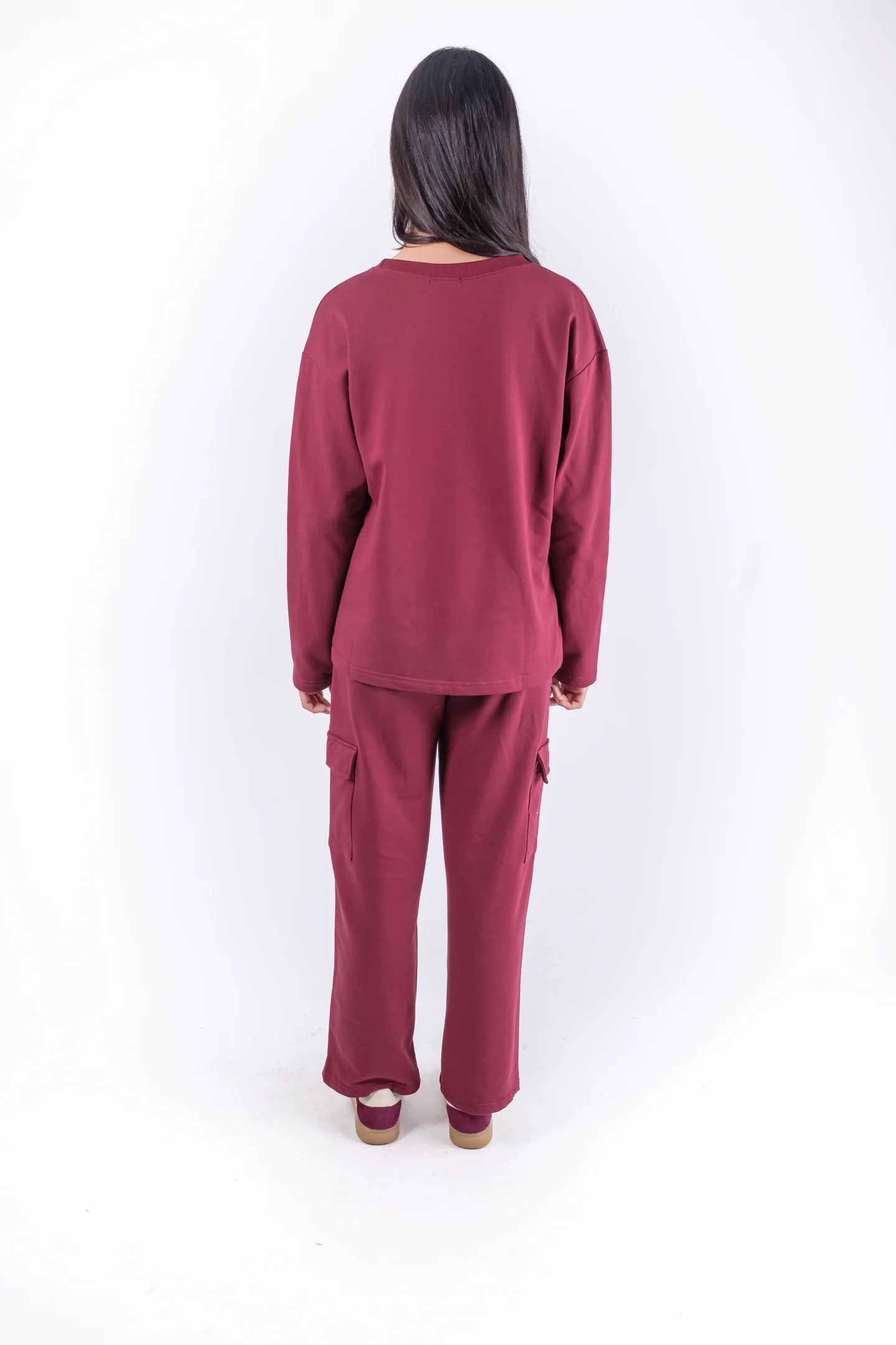 Trening dama casual cu buzunare cargo-model lejer [5]