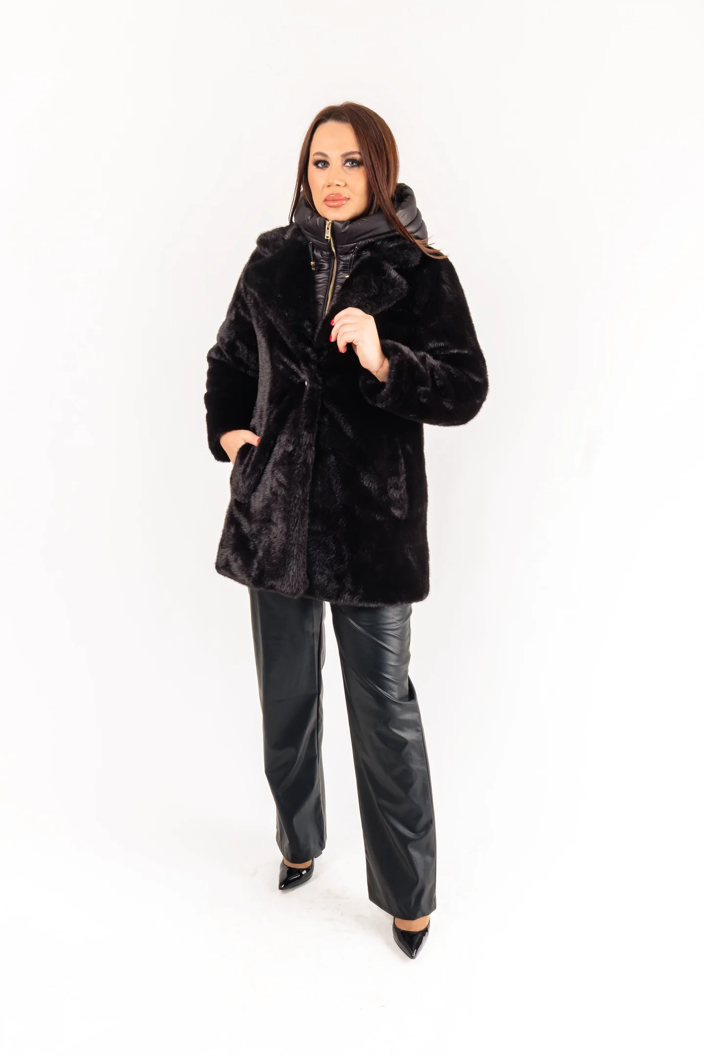 BLANA ECO - Blanita tip jacheta cu partea matlasata detasabila