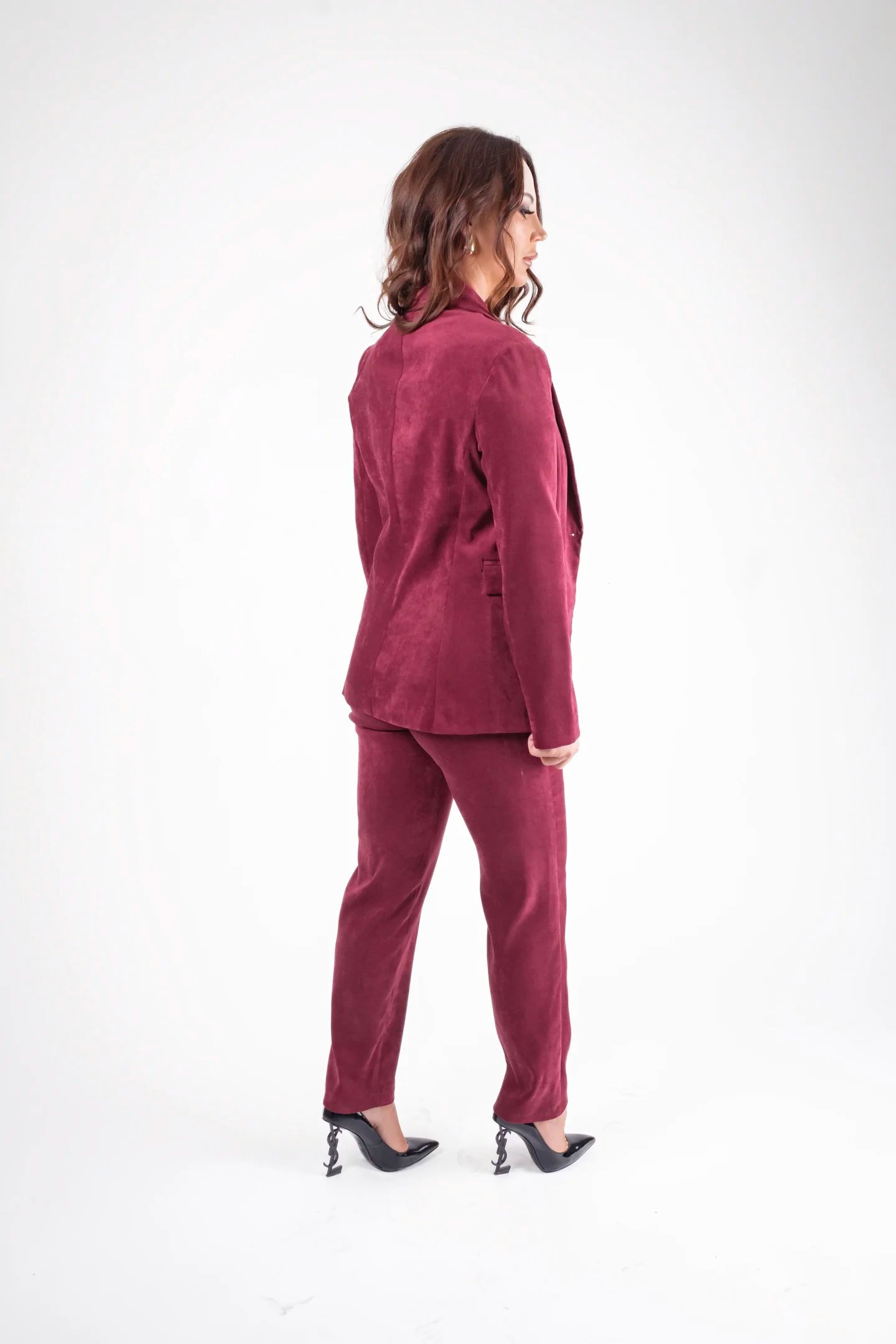 Costum dama elegant catifea-sacou si pantaloni [6]