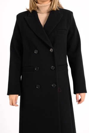 Palton lung dama cu croiala dreapta si nasturi decorativiIElegant &calduros [3]
