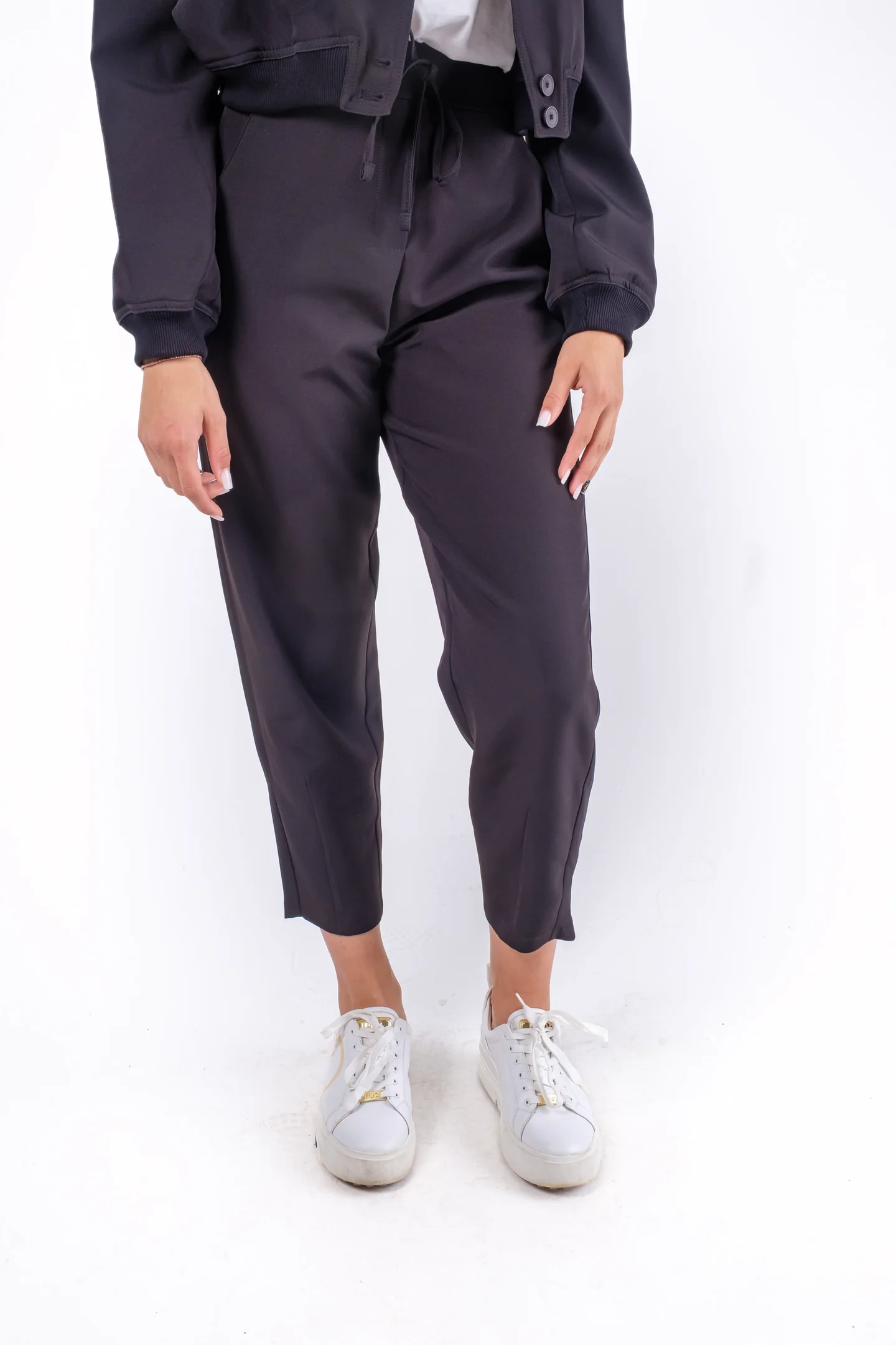 Pantaloni dama boyfriend-croiala lejera,stil casual [2]