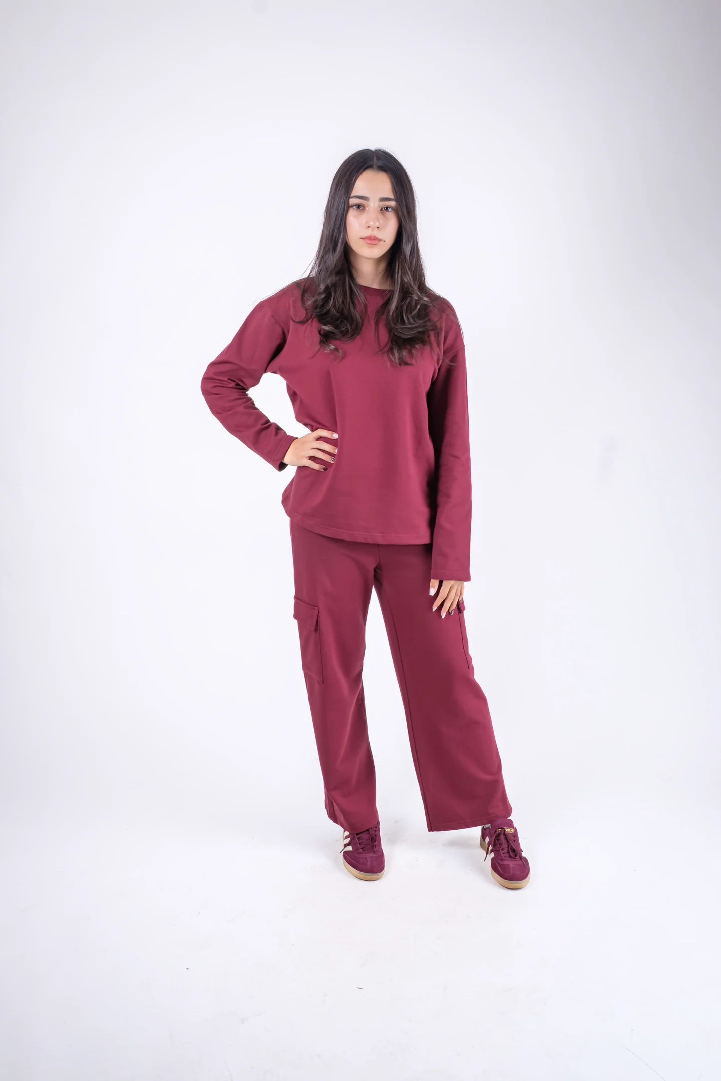 Trening dama casual cu buzunare cargo-model lejer [1]