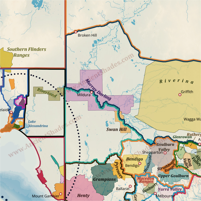 Wine map of Australia [2]