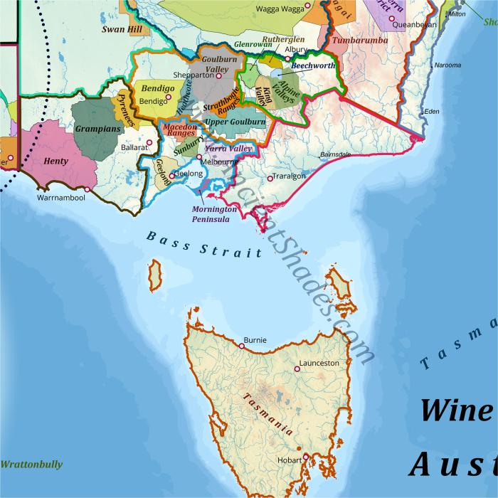 Wine map of Australia [2]