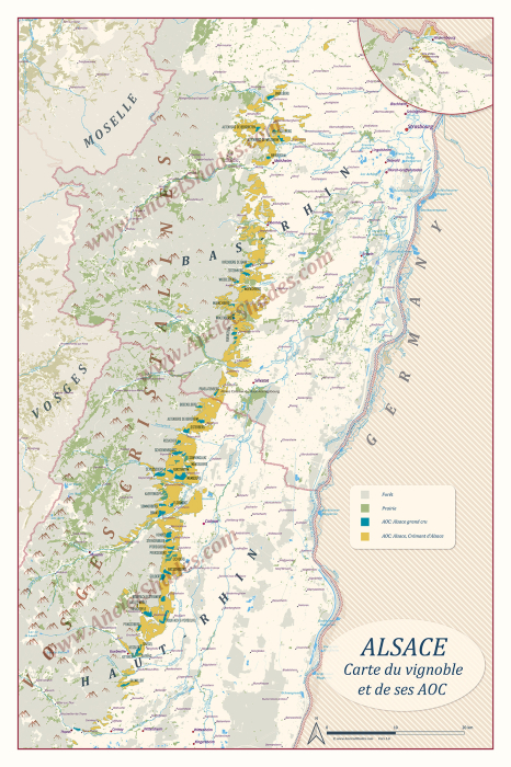 Wine map of Alsace [2]
