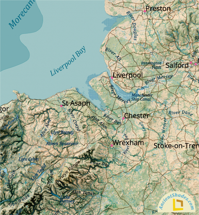 British Isles relief map [3]