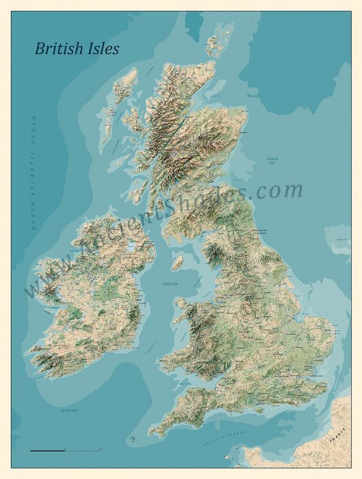 British Isles relief map [2]