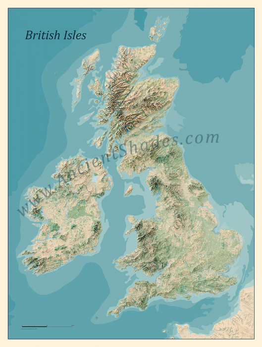 British Isles relief map [2]
