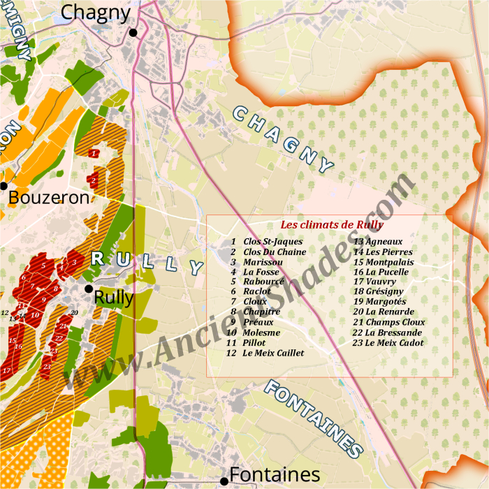 Côte Chalonnaise wine region in Burgundy. [2]