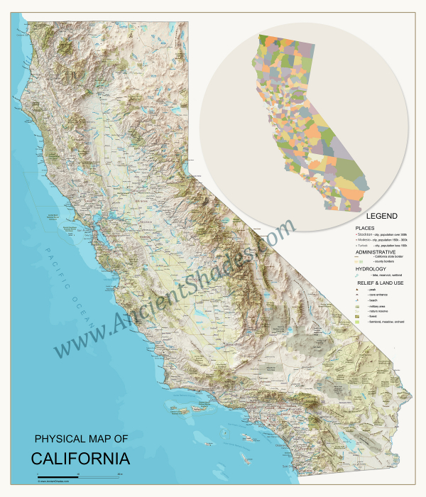 California physical map [2]