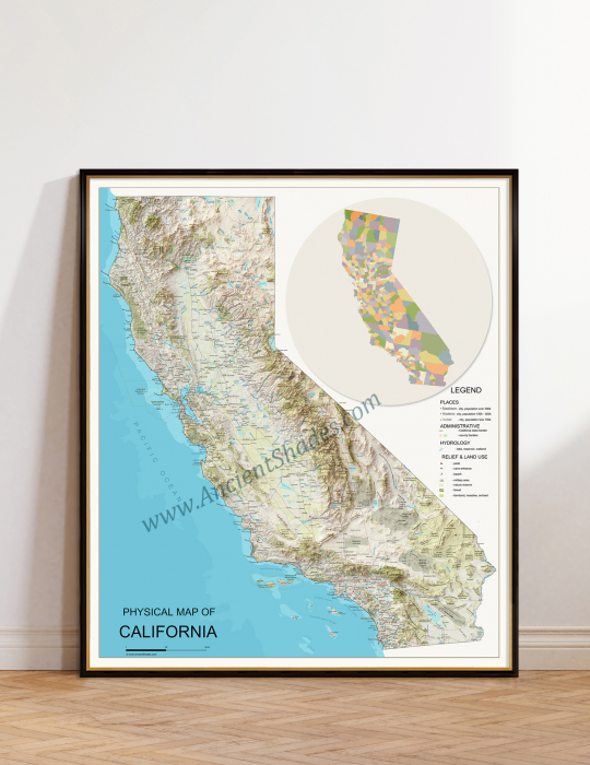 California physical map [1]