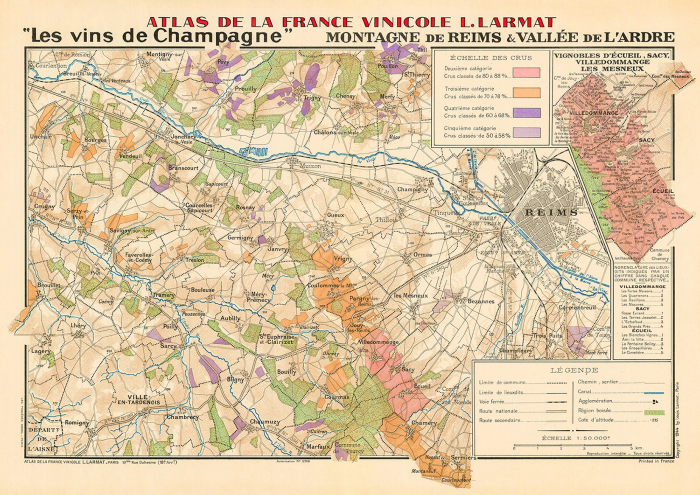 Montagne de Reims & Vallée de l'Ardre wine map [2]