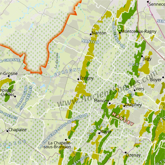 Mâconnais wine region in Burgundy. [3]