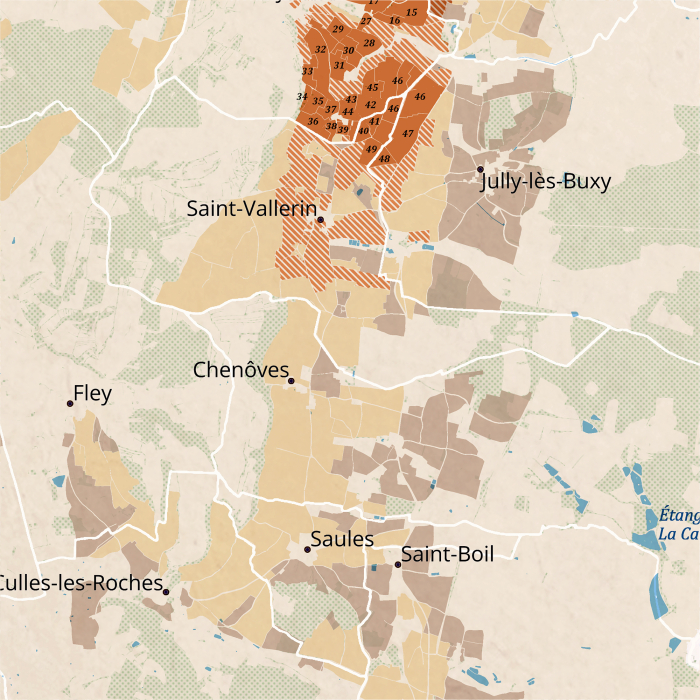 Côte Chalonnaise AOC map [4]