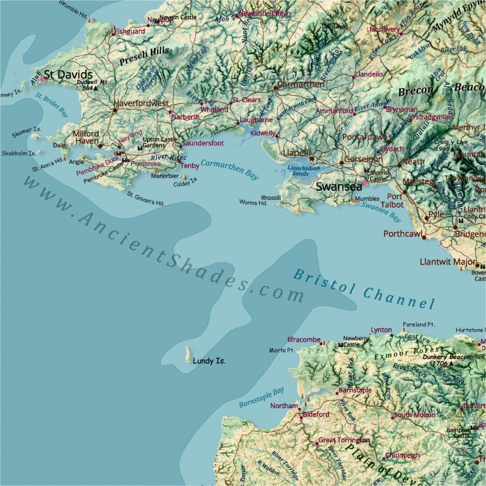 Relief map of England & Wales [3]