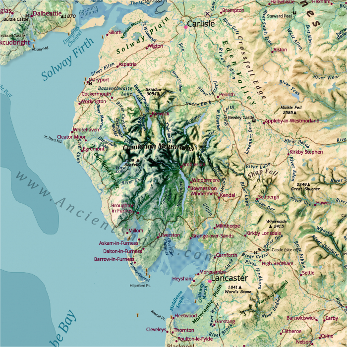 Relief map of England & Wales [5]