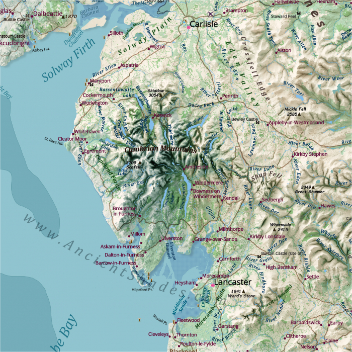 Relief map of England & Wales [5]