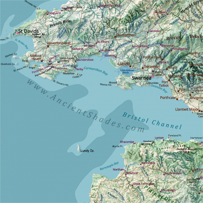 Relief map of England & Wales [3]