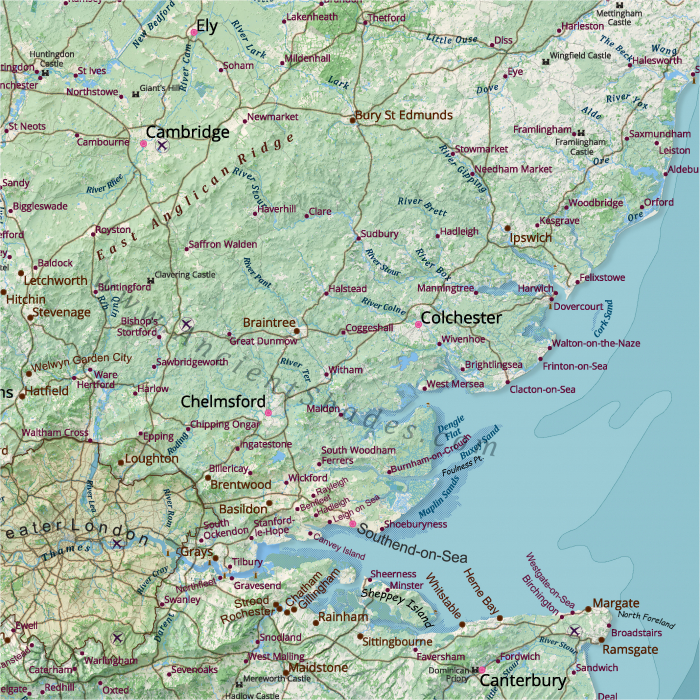 Relief map of England & Wales [4]