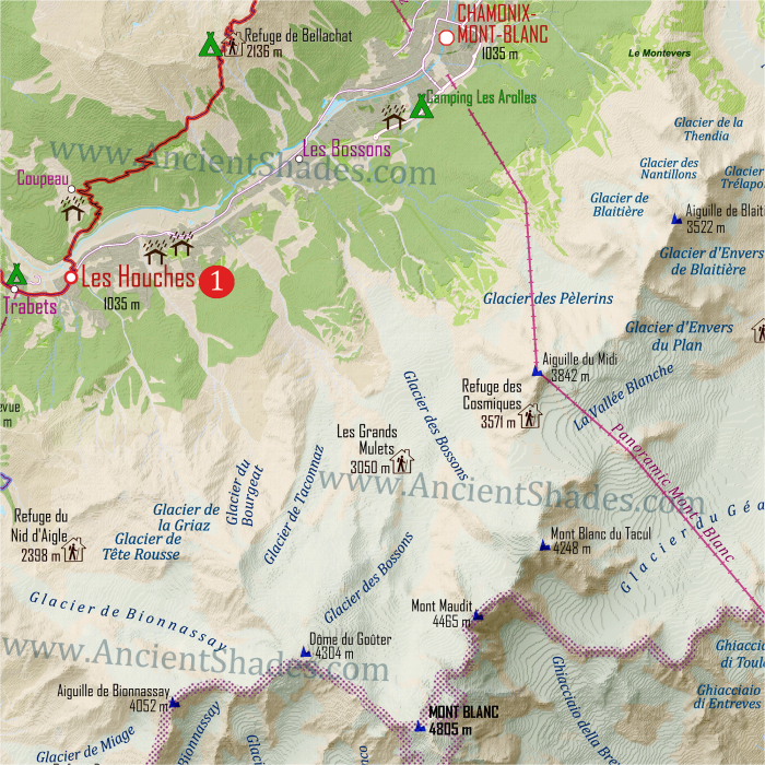 Tour de Mont Blanc map [3]