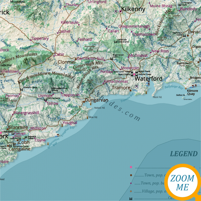 Relief map of Ireland [3]