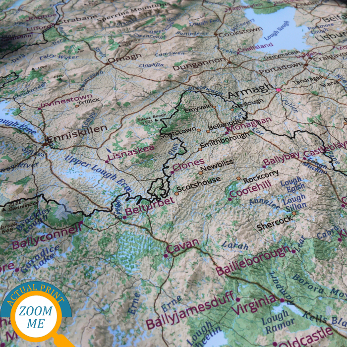 Relief map of Ireland [5]