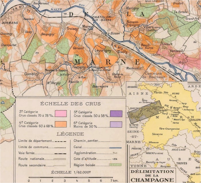 Vallée de la Marne et l'Aisne wine map [3]