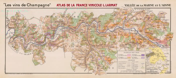 Vallée de la Marne et l'Aisne wine map [2]