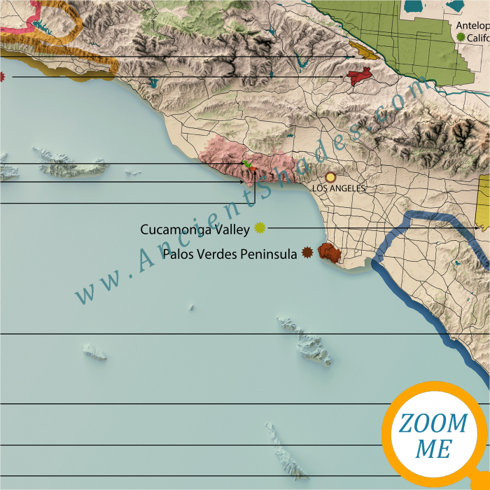California Wine Region Map – Vineyards & Terroirs Poster [5]