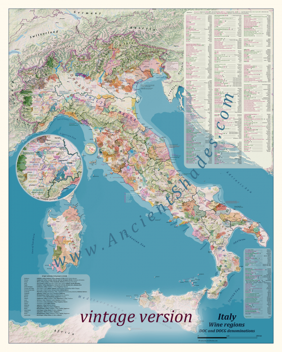 Wine map of Italy [3]