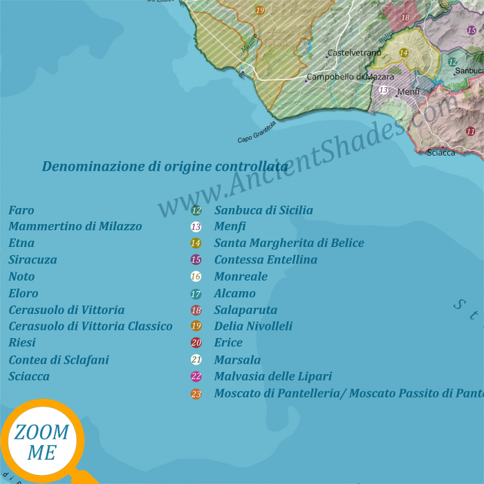 Wine map of Sicily [3]