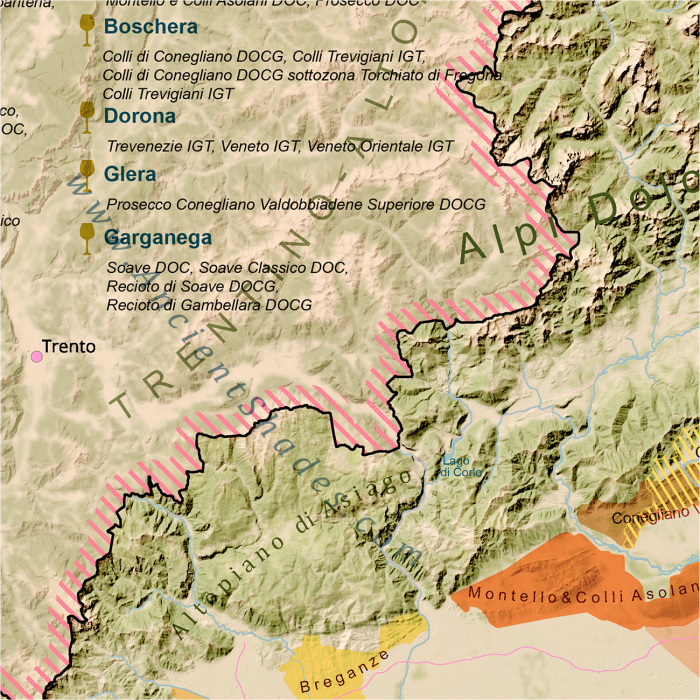 Wine map of Veneto [5]