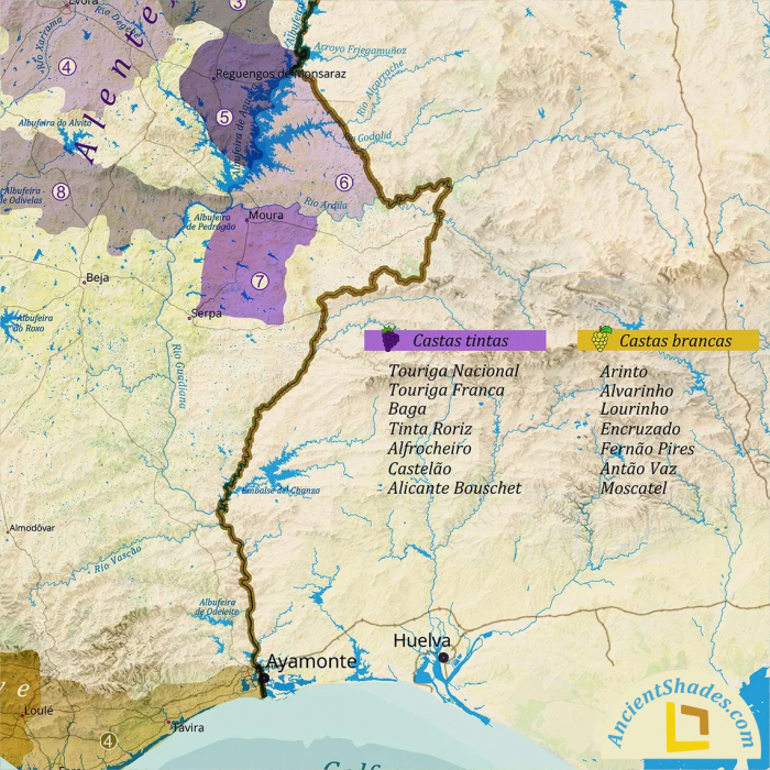 Wine map of Portugal [4]