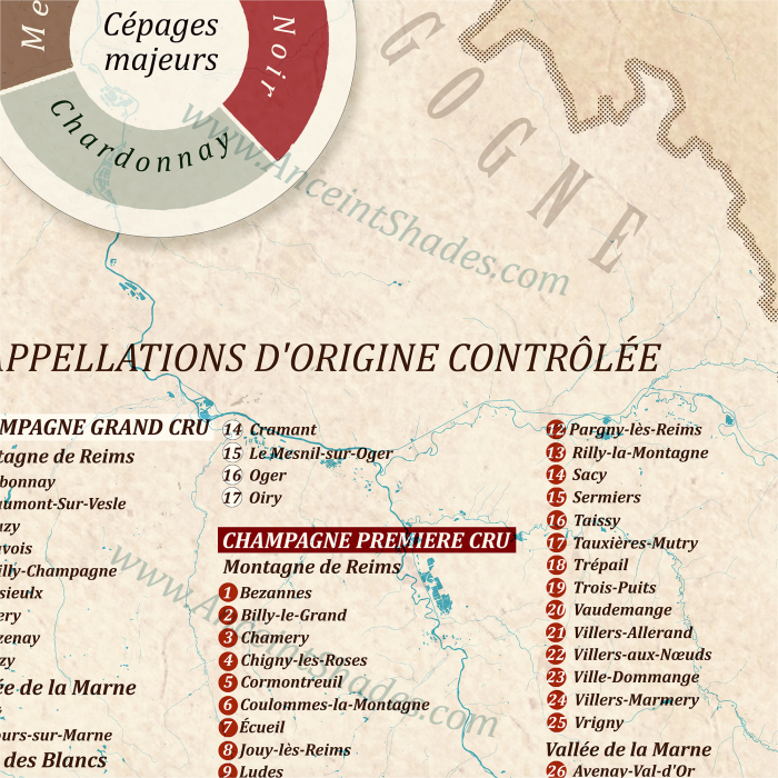 Champagne Wine Map [3]