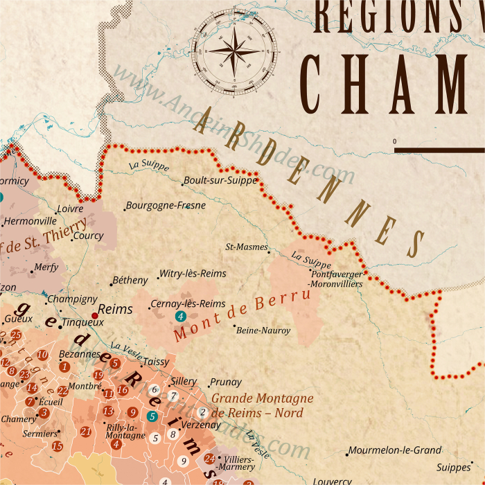 Champagne Wine Map [2]