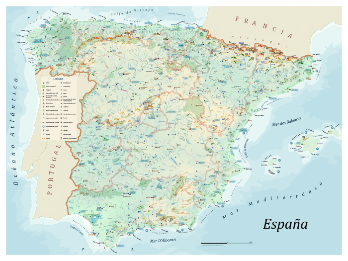 Scotland physical map [3]