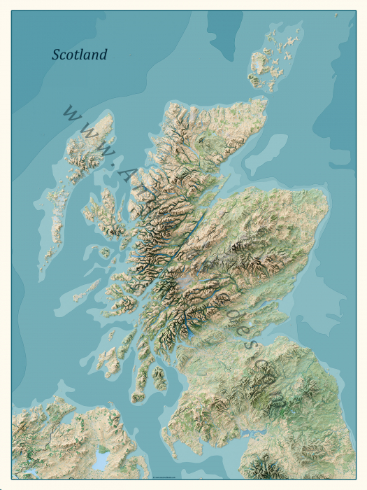 British Isles relief map [2]