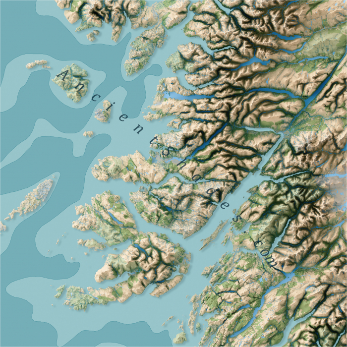 British Isles relief map [3]