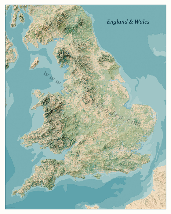Minimalist map of England & Wales [2]