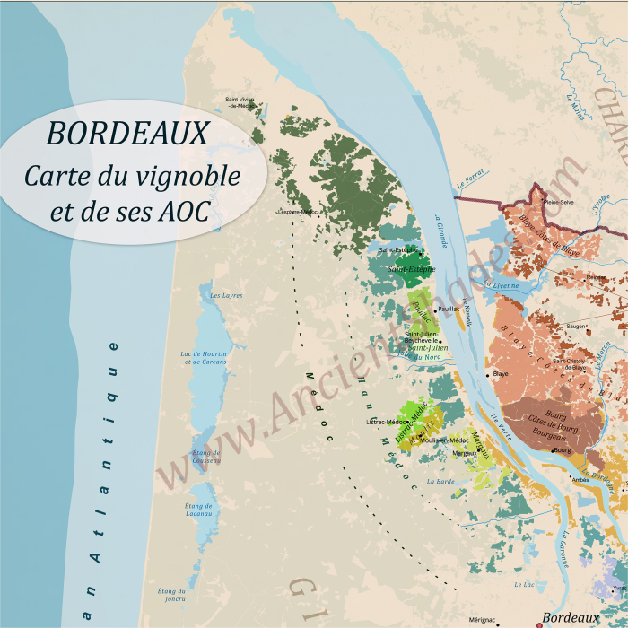 Wine map of Bordeaux [3]