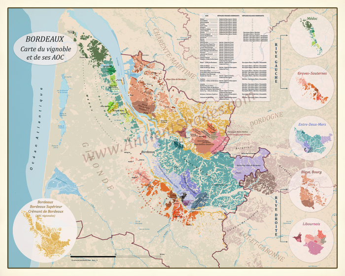 Wine map of Bordeaux [2]