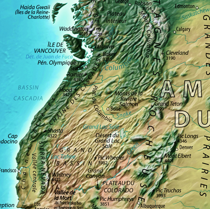 Relief map of The World [5]