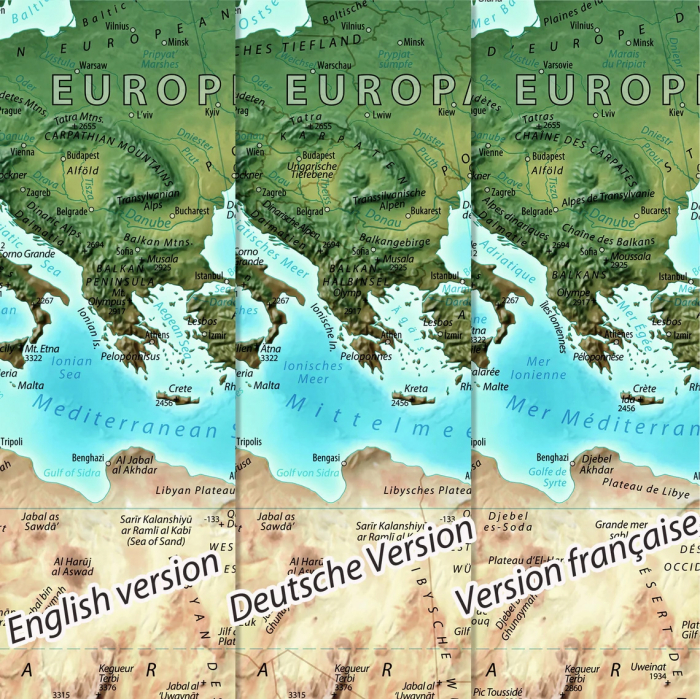 Relief map of The World [3]