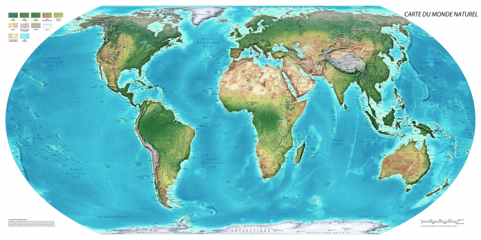 Relief map of The World [2]