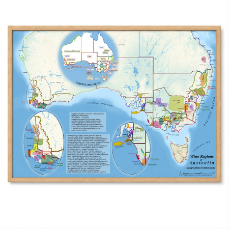 Wine maps - Wine map of Australia