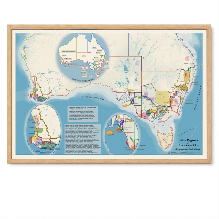 Wine maps - Wine map of Australia